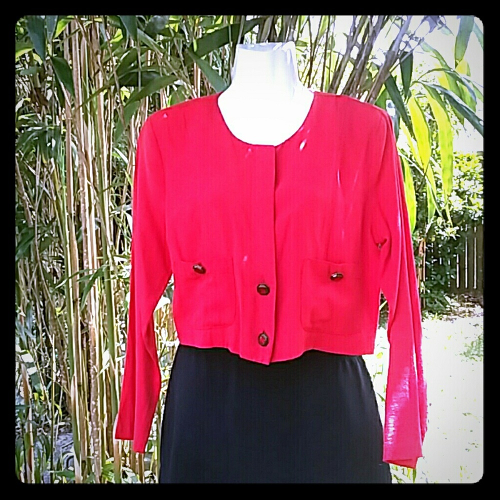 SALE! Timely Trends L/S Red Top (vintage)